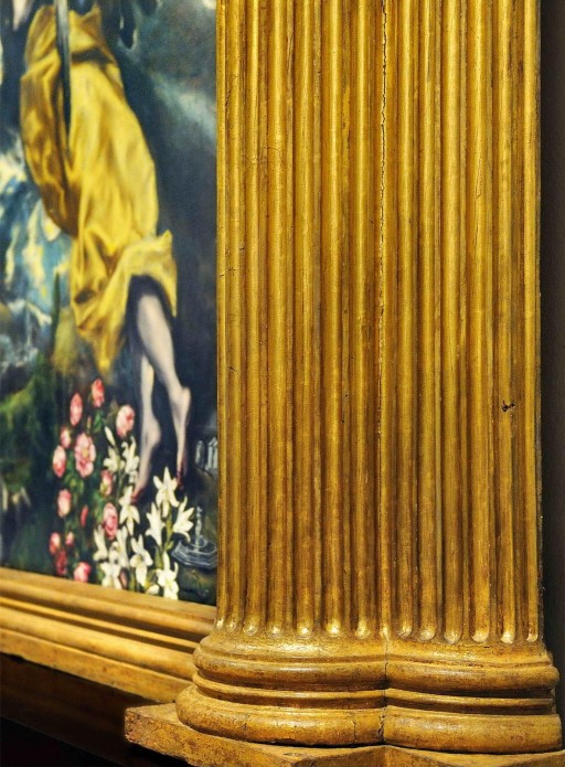 El Greco. Toledo. Detalle del lateral del retablo de la capilla Oballe de San Vicente Mártir (1607). 2012