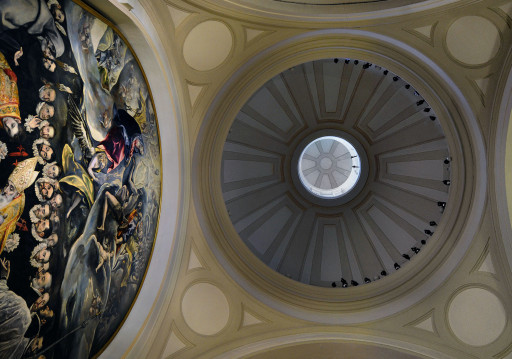 El Greco. Toledo. El entierro del señor de Orgaz (1586-1588). Capilla de Nª Sª de la Concepción, parroquia de Santo Tomé. 2013