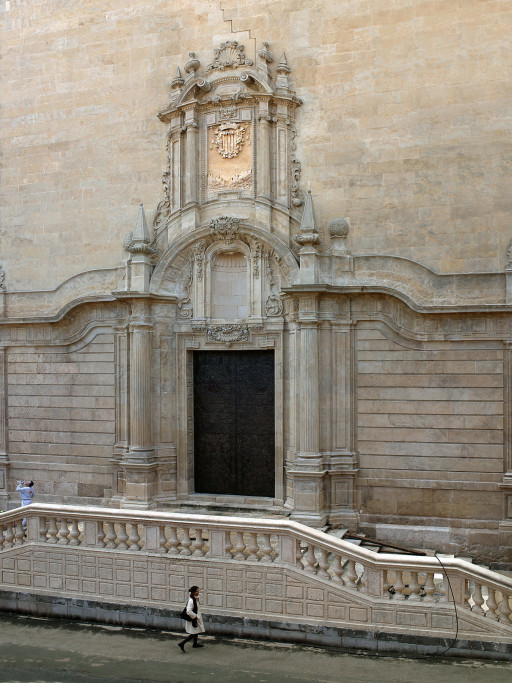 Xàtiva. Colegiata. Fachada norte. 2007