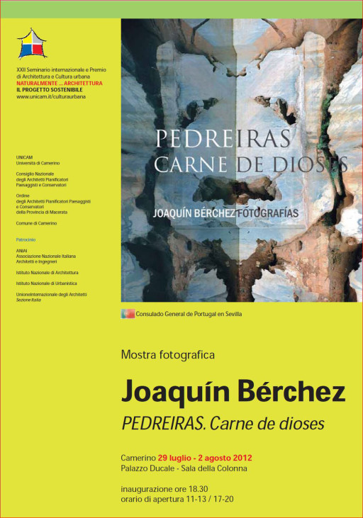 Cartel de la exposición en Camerino