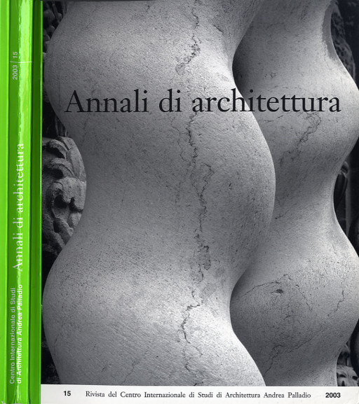 Annali di architettura, Vicenza, nº 15, 2003