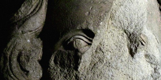 Resto escultórico de la primitiva catedral de Valencia, posiblemente de las trompas del cimborrio. Siglos XIII-XIV. 2007