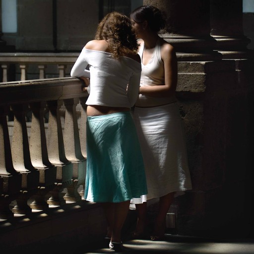 Modelos de la sesión fotográfica Tolsá, Palacio Minería