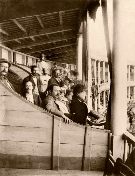 EMILIO BEAUCHY, 1885. Plaza de Toros, espectadores. Andalucía: Sevilla